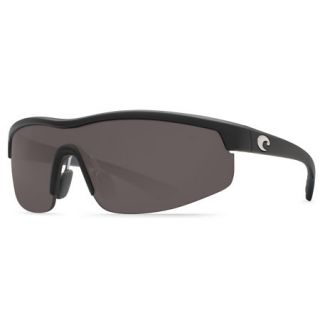 Costa Del Mar Straits Sunglasses   Black Frame with Gray 580P Lens 728610