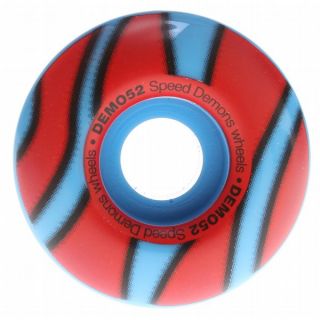 Speed Demons Demo Skateboard Wheels Blue/Red 52mm