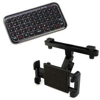 iKross Easy Adjustable Car Headrest Mount Holder plus Bluetooth Keyboard All Tablets Microsoft Surface Pro 3 ; Dell Venue 7 / 8 ; Samsung Galaxy Tab S 10.5 / 8.4 ; LG G Pad 10.1 (V700/V710) Computers & Accessories