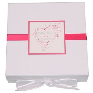 personalised ella wedding memory box by dreams to reality design ltd