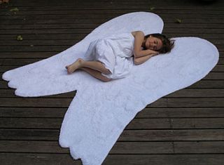 angel wings washable rug by nubie modern kids boutique