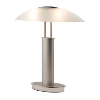 Artiva Usa Avalon 2 light Satin Nickel Touch Desk Lamp