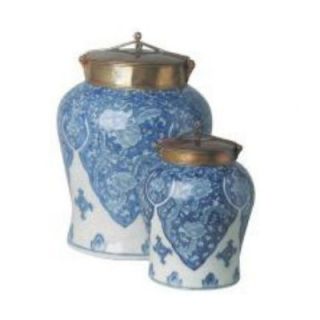 Tozai Large Decorative Urn with Lid