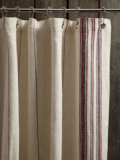 Rustic Linen Shower Curtain by Coyuchi