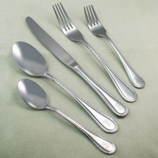 Gretna Personalized 45 piece Stainless Steel Flatware Set