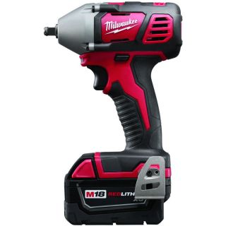 Milwaukee M18 Cordless Compact Impact Wrench Kit — 3/8in. Friction Ring Anvil, 18 Volt, Model# 2658-22  Impact Wrenches