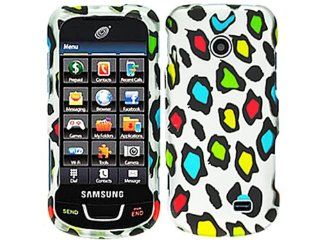Leopard Rainbow Crystal 2D Hard Protector for Samsung SGH T528G (Tracfone) Cell Phones & Accessories