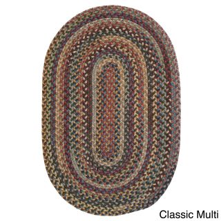 Forester Multicolored Braided Wool Rug (3 X 5)
