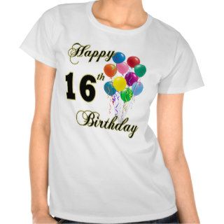 Happy 16th Birthday T Shirt