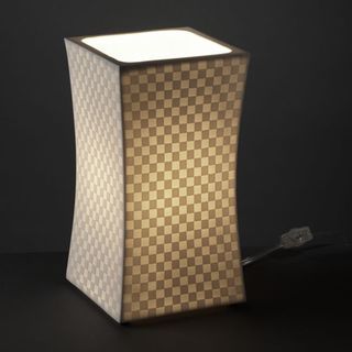 Square Checkerboard 1 light Accent Lamp Table Lamps