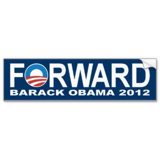 Barack Obama 2012 'Forward' Bumper Sticker