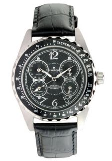 Croton CI331005BSBK  Watches,Mens Imperial Automatic Multi Time Zone Black Dial Black Leather, Casual Croton Quartz Watches