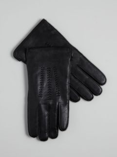 Braided Sheepskin Cashmere Lined Gloves by Portolano