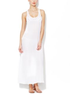 Silk Belted Maxi Tank Dress by Charlie by Matthew Zink