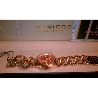 Akribos XXIV Women's AK531RG Ultimate Multifunction Twist Chain Quartz Watch Akribos XXIV Watches