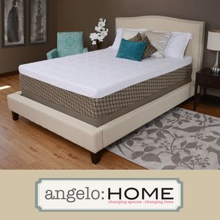 Angelohome Sullivan 12 inch Comfort Deluxe Twin size Memory Foam Mattress By Angelohome Black?? Size Twin