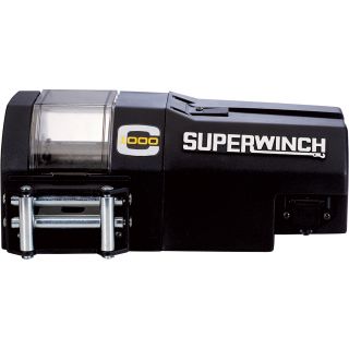 Superwinch 12V DC Electric Crane Winch — 1000-Lb. Capacity, Model# C100  1,000   2,900 Lb. Capacity Winches