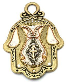 Shop Cross Charm Wall Hanging Hamsa for Good Luck at the  Home Dcor Store. Find the latest styles with the lowest prices from Most Original Gifts & Jewelry