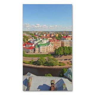 Vyborg Russia Leningrad Oblast Olaf Tower Business Card