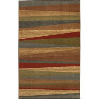 Mohawk Home Hourglass 8 ft x 10 ft Rectangular Brown Transitional Area Rug