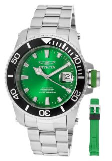Invicta 11212  Watches,Pro Diver Automatic Green Dial Stainless Steel, Casual Invicta Automatic Watches