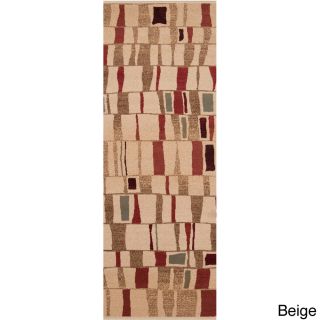 Woven Candace Contemporary Geometric Rug (3 X 8)