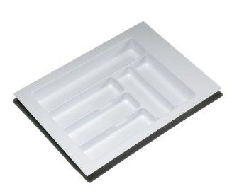 Cutlery Tray, plastic, white, 400 x 540 x 57mm   Office Desk Organizers
