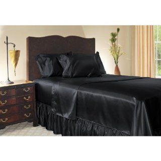 Luxurious Brown Satin Sheets, Queen   Pillowcase And Sheet Sets