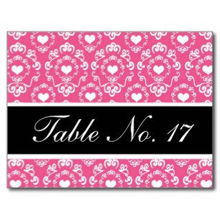 CUTE Vintage Postcard Table Number for Reception