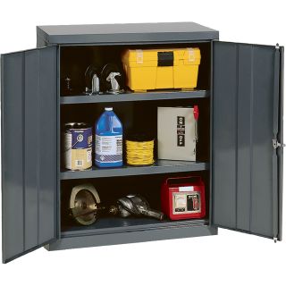 Edsal Welded Vault Cabinet — 36in.W x 24in.D x 48in.H, Model# VC362448  Storage Cabinets