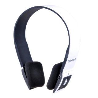 Patuoxun White Sports Wireless Stereo Bluetooth Headset Headphones for iPhone 5S 5C 5 4S iPad iPod Samsung Galaxy S 1 2 3 4 Note 1 2 3 other Bluetooth Phones Tablest PC  Over the Head Noise Canceling, Adjustable Headband, Supports Wireless Music Streaming,