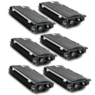 Brother Tn350 Compatible Black Toner (pack Of 6)