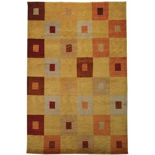 Safavieh Hand knotted Vegetable Dye Tibetan Contemporary Multicolored Wool Rug (8 X 10)