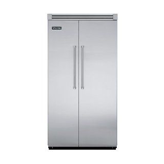 Viking VISB542SS   Stainless Steel 42"Quiet Cool(TM) Side by Side Refrigerator/Freezer   VISB (42"wide) Appliances