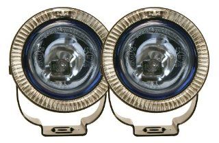 Navigator NV 538W 3 3/8" Round Driving Light w/ Blue LED Accent Ring Automotive