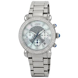 JBW Women's Silver Stainless Steel Chronograph Diamond Watch JBW Women's More Brands Watches