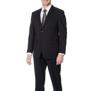 Martino Mens Slim Fit Wool Rich Navy Wool Blend Suit