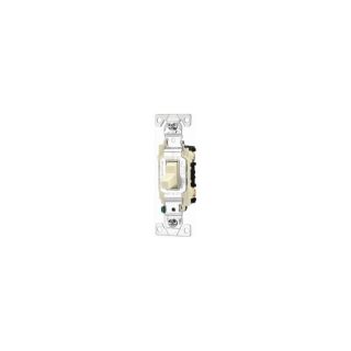 Cooper Wiring Devices 20 Amp Ivory 3 Way Light Switch