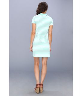 Lacoste Short Sleeve Stretch Pique Stripe Polo Dress