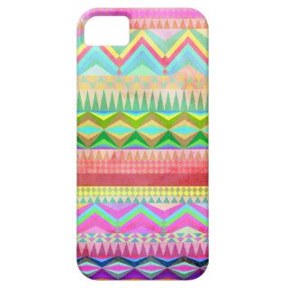 Pink Green Girly Tribal Aztec Abstract Pattern iPhone 5 Cases