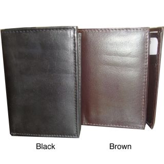 Kozmic Mens Smooth Leather Tri fold Wallet