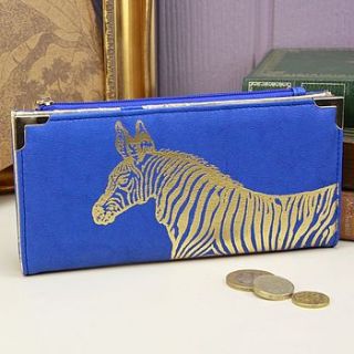 heritage and harlequin zebra purse by lisa angel homeware and gifts