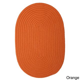 Colonial Mills Anywhere Indoor/ Outdoor Oval Rug (8 X 10) Orange Size 8 x 10
