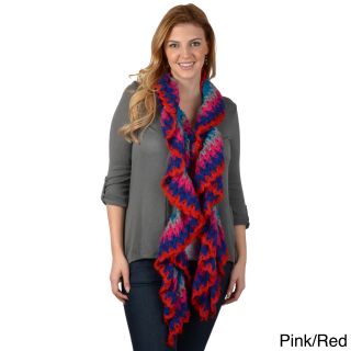 Journee Collection Womens Ruffled Multi color Scarf