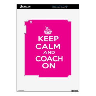 Keep Calm Gymnastics Coach Gift Decal For iPad 2