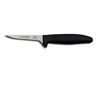 Dexter Russell SofGrip 3 1/2 Poultry Vent Knife, Black Handle, Finger Guard