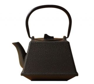 Old Dutch Matte Black Cast Iron Teapot 29 oz —