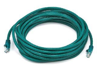Monoprice 20FT 24AWG Cat6 550MHz UTP Ethernet Bare Copper Network Cable   Green Computers & Accessories