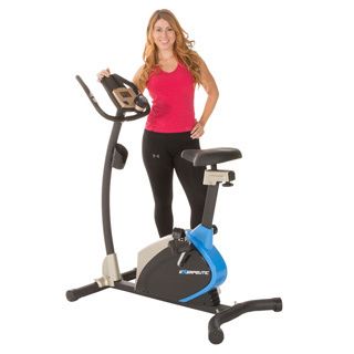 Exerpeutic 2000 Magnetic Upright Bike With Super Oversized Seat And Heart Pulse