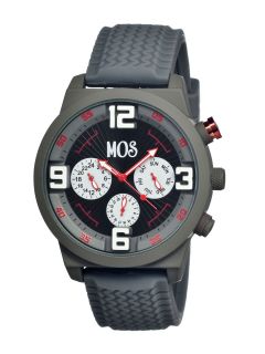 Mens Paris Silicone Strap Watch by Mos
